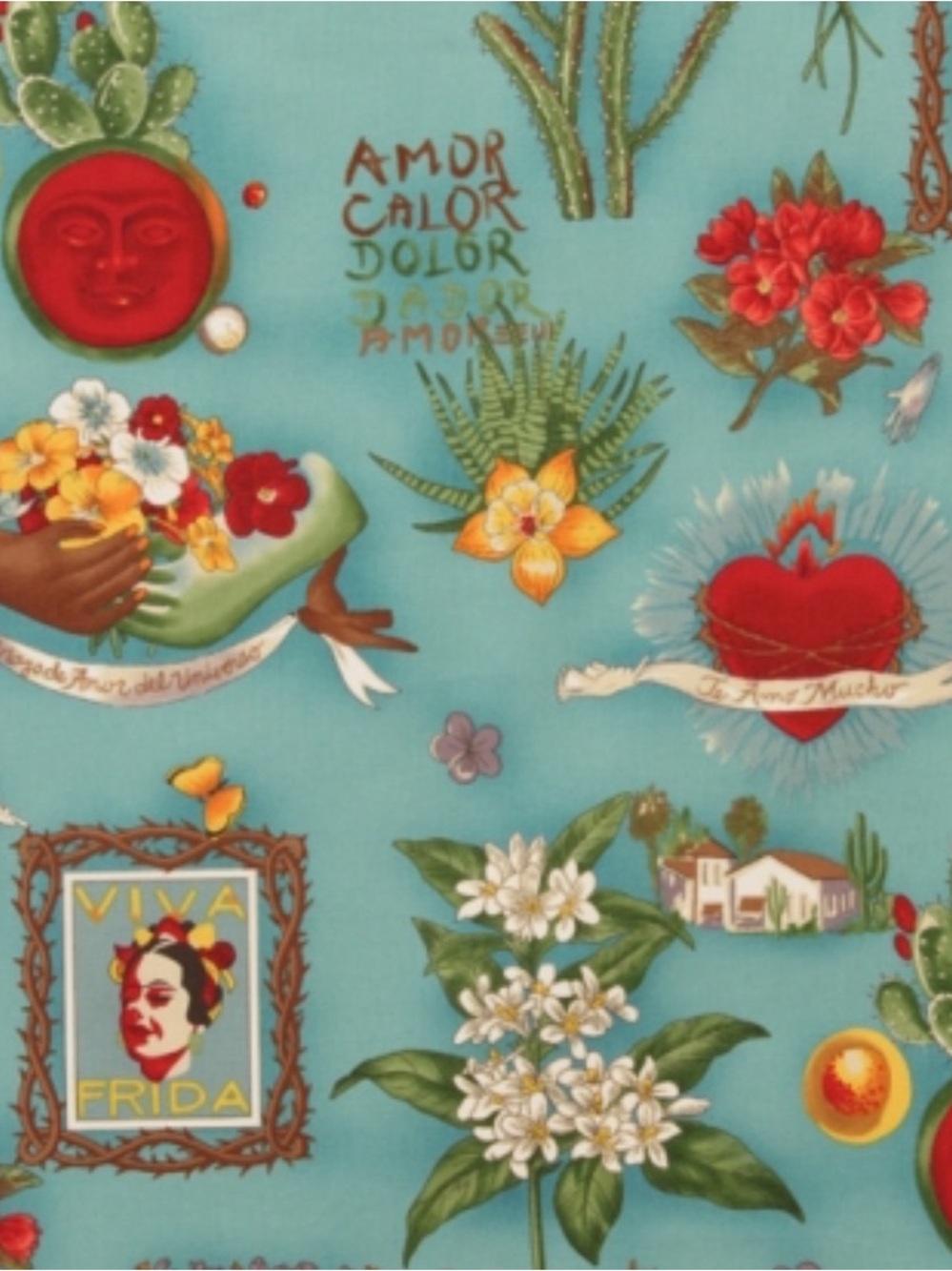 “Frida Viva” Alexander Henry fabric 1999–63Lx44W